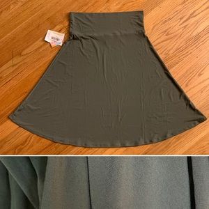 Awesome Army Green Azure Skirt slinky, soft NWT